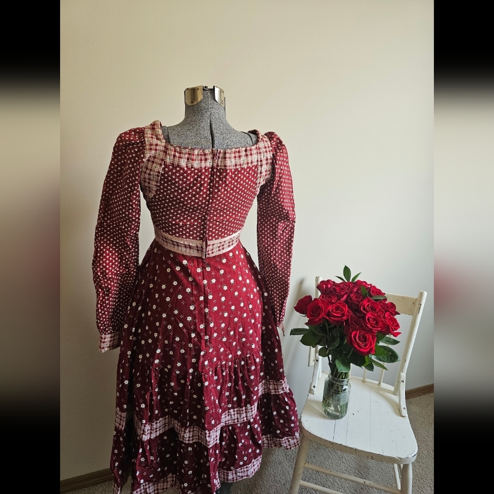Rare Red Gunne Sax Dress - Picture 2 of 6